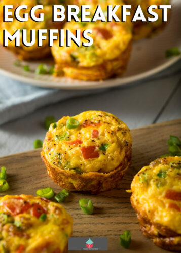 Egg Breakfast Muffins are super light,filled with a variety of staple ingredients. Easy and quick to mke, always a hit at breakfast and snack times!