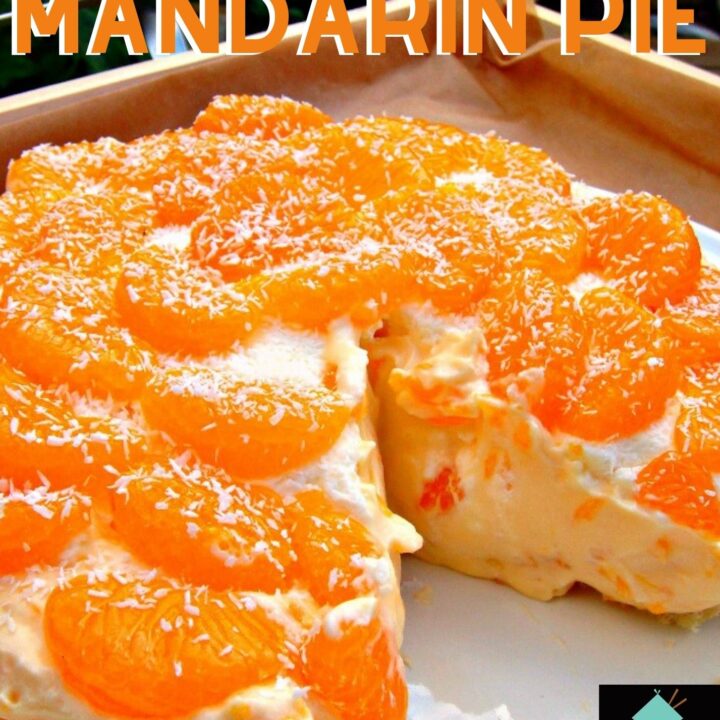 Tropical Mandarin Custard Cream Pie Homemade Tropical Mandarin Pie, made up of a crispy buttery pastry case, filled with delicious creamy coconut custard, and laced throughout with juicy mandarins.