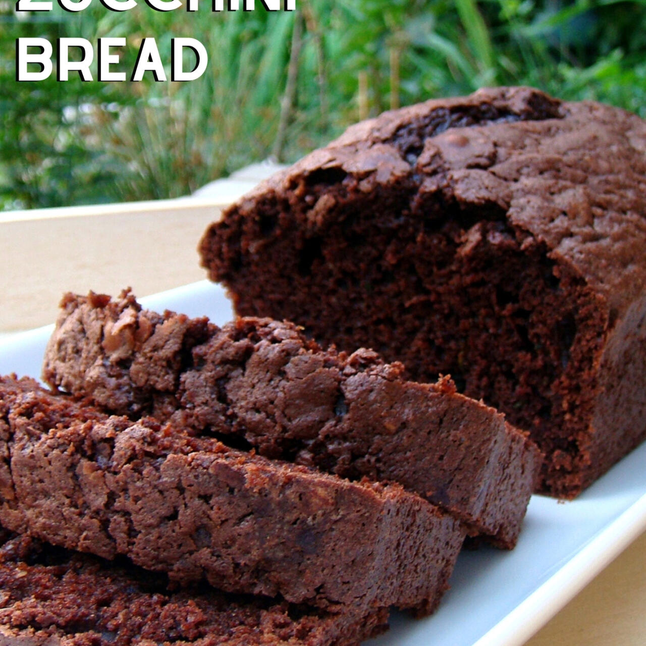 Moist Double Chocolate Zucchini Bread Lovefoodies