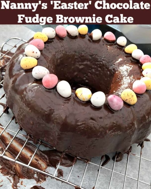 Nanny's Chocolate Fudge Brownie Cake Lovefoodies