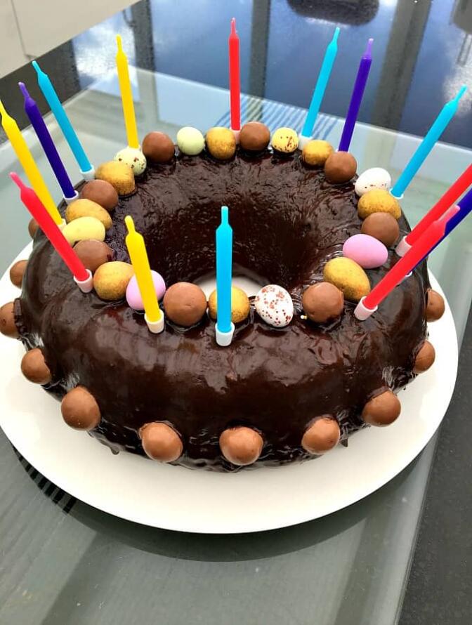 Nanny's Chocolate Fudge Brownie Cake Lovefoodies