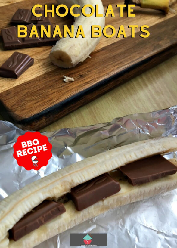 Chocolate Banana Boats Lovefoodies