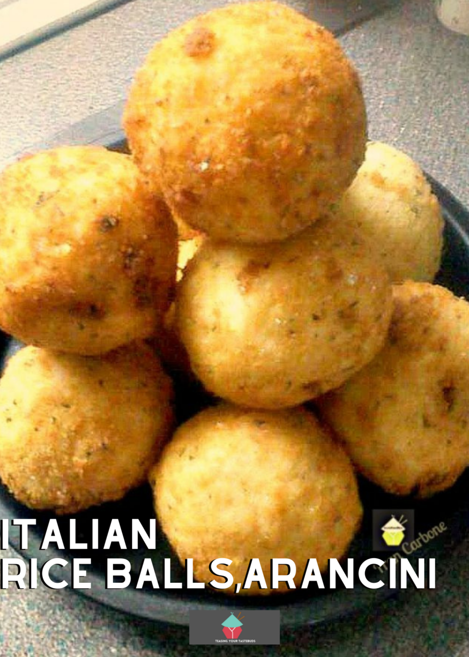 Homemade Italian Rice Balls (arancini) Italian Rice Balls, arancini. Easy to make rice balls, filled with homemade beef ragu, then coated in breadcrumbs and fried. Delicious appetizers, party food or supper recipe