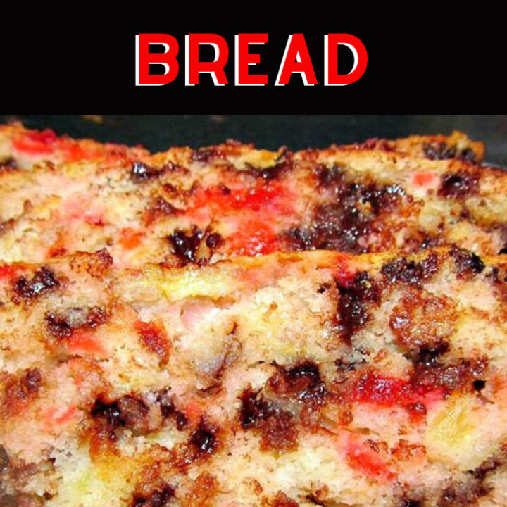 Banana Split Bread Banana Split Bread. A great family favorite cake recipe, using ripe bananas, pineapple, cherries, nuts and chocolate chips to give you a lovely soft bread, perfect for breakfast or a snack