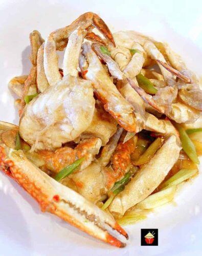 Chinese Crab with Scallions and Ginger! A great tasting seafood dish full of flavor and easy to make