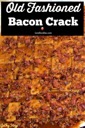 Bacon Crack. A.K.A Bacon Saltine Cracker Candy. If you've never tried this you're missing out!