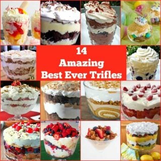 14 Amazing Best Ever Trifle recipes perfect for the holidays, Thanksgiving, Christmas. Easy to make and very popular #Christmas #thanksgiving #Trifle #dessert