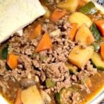 Poor Man's Stew. A really easy made from scratch recipe, budget friendly. Packed full of flavor and a great family dinner.