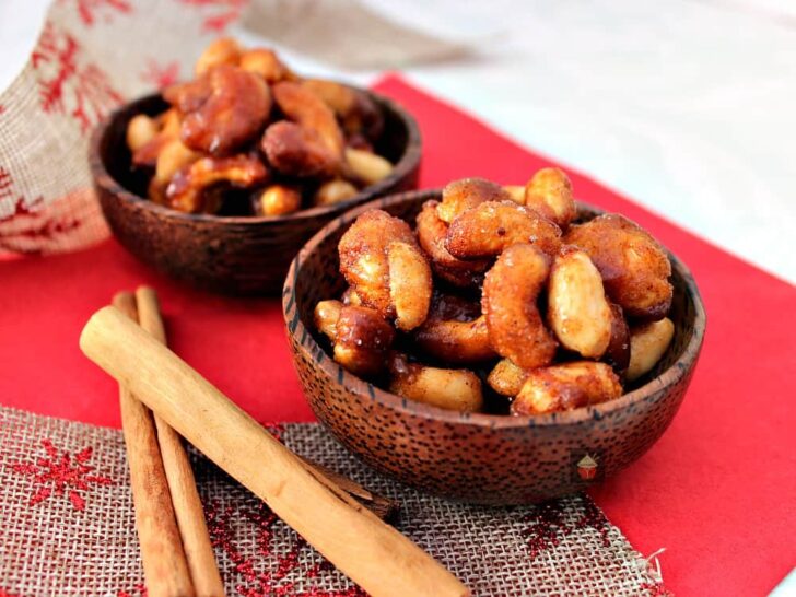 Honey Roasted Nuts 7 Honey Roasted Nuts, a delicious easy snack, perfect for parties and gifts too! Seasoned with honey and cinnamon and a pinch of salt.