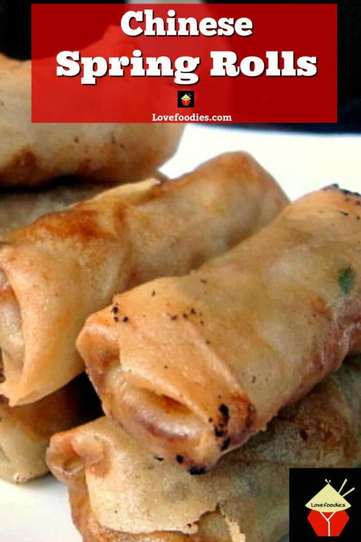 Chinese Spring Rolls 3 Chinese Spring Rolls - Great authentic taste and easy to follow instructions. Suggestions for chicken, vegetarian or pork fillings. You choose!