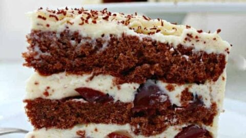 Authentic German Black Forest Cake, Schwarzwalder Kirschtorte