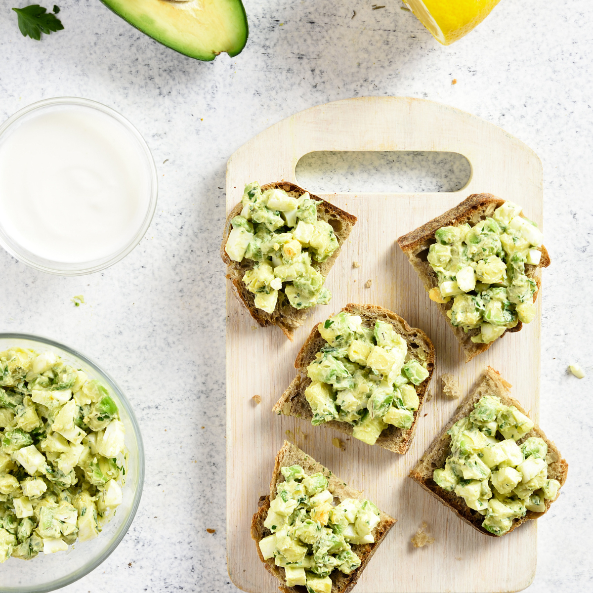 Avocado Egg Salad | Lovefoodies