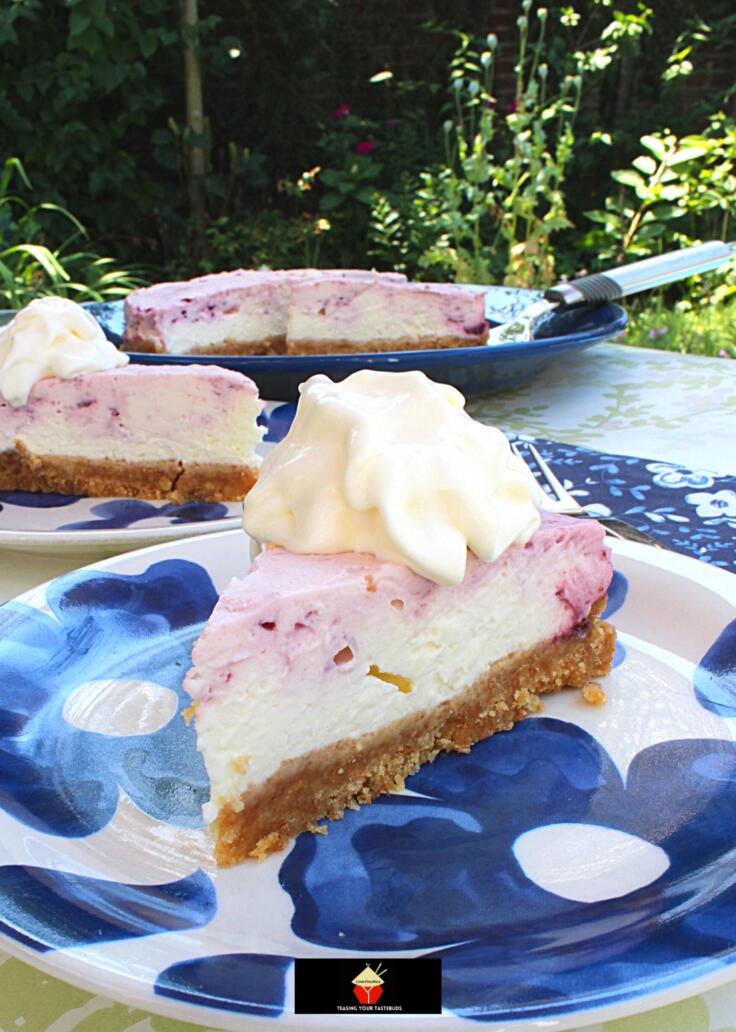 Blueberry and Lemon Cheesecake Lovefoodies
