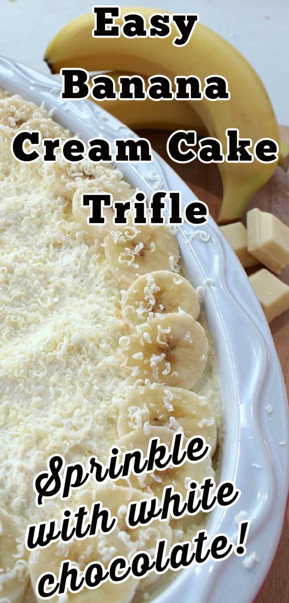Easy Banana Cream Cake Trifle | Lovefoodies
