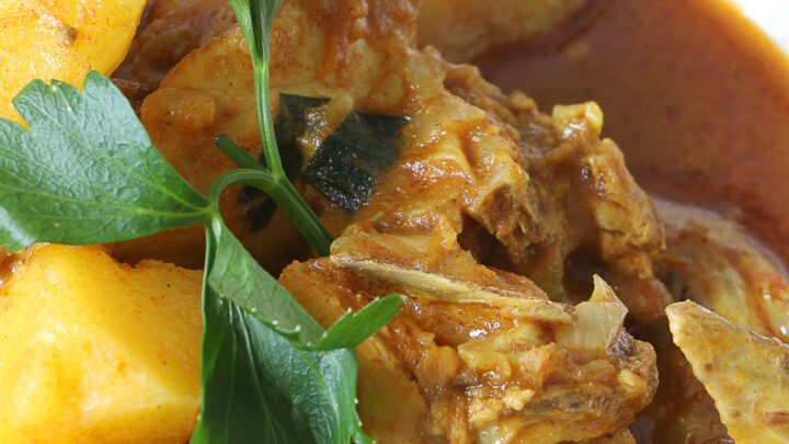Malaysian Coconut Chicken and Potato CurryH