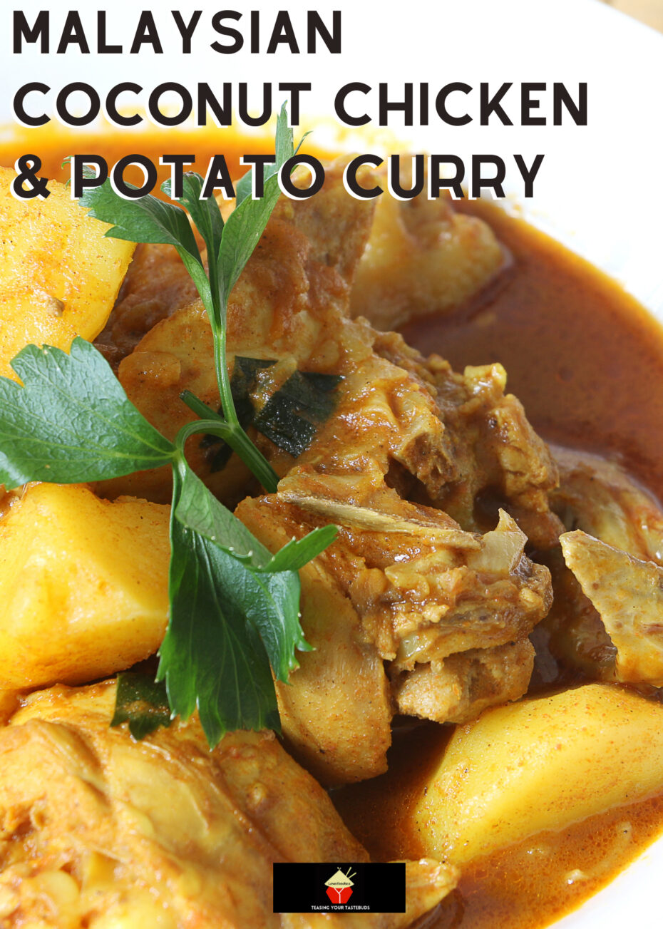 Cheats Malaysian Coconut Chicken and Potato Curry Cheats Malaysian Coconut Chicken and Potato Curry, easy no-fuss dinner, quick recipe and delicious with rice or naan bread. Simple ingredients for a tasty chicken dinner.