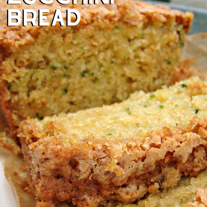 Zucchini Bread Super Moist Zucchini Bread. A wonderfully soft, no yeast loaf cake perfect with a cup of tea! and a great way to hide vegetables in cake!