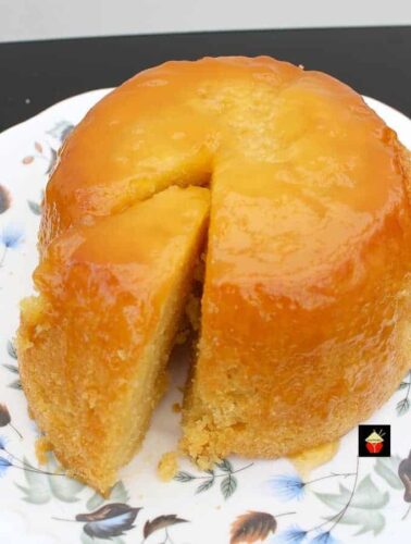 Lemon Steamed Cake or pudding is a lovely soft and fluffy cake steamed on the stove top, steamer or multicooker.