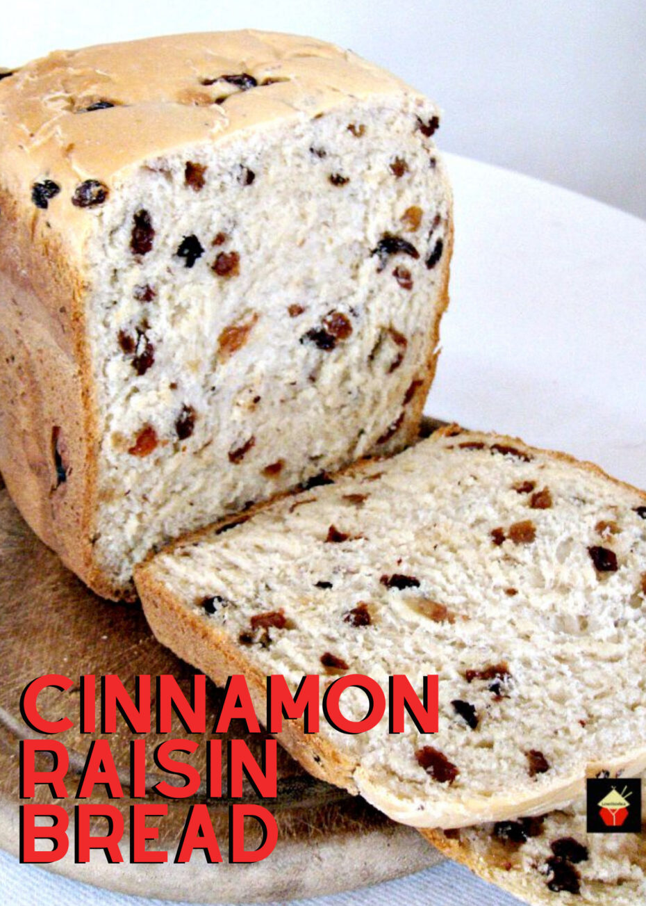 Cinnamon Raisin Bread Cinnamon Raisin Bread. A nice easy bread to make, using your bread maker or oven. Delicious toasted and served warm with some butter.