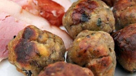 Festive Jack Daniel's Stuffing Balls