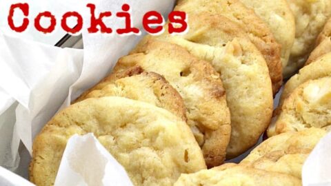 Macadamia and White Chocolate CookiesHero