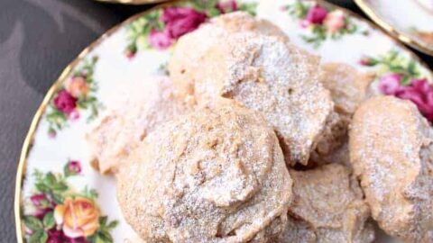 Fluffy Amaretti Style Lemon Almond Cookies
