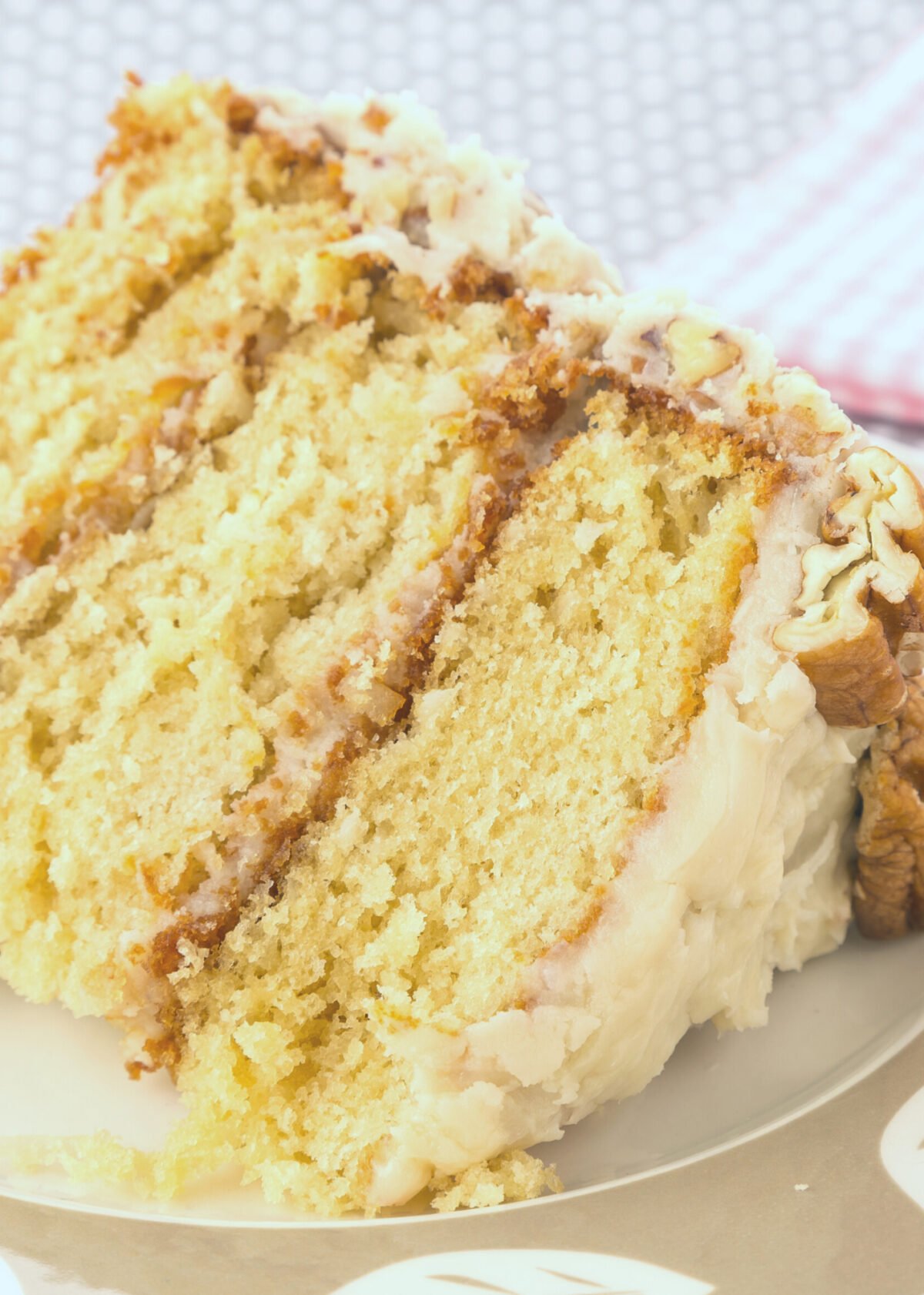 Homemade Italian Cream Cake 6 Italian Cream Cake is a delicious tender made from scratch cake bursting with coconut, vanilla, and pecans, with cream cheese frosting. A perfect celebration cake