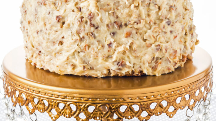 Homemade Italian Cream Cake 9 Italian Cream Cake is a delicious tender made from scratch cake bursting with coconut, vanilla, and pecans, with cream cheese frosting. A perfect celebration cake