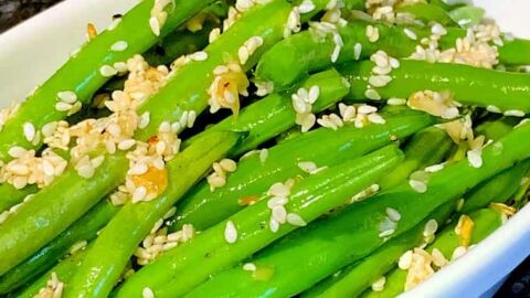 Easy Sesame Garlic Green Beans11