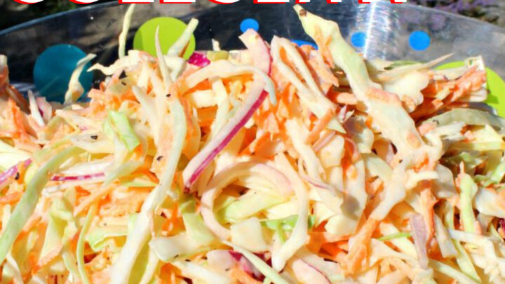 Homemade Creamy ColeslawH