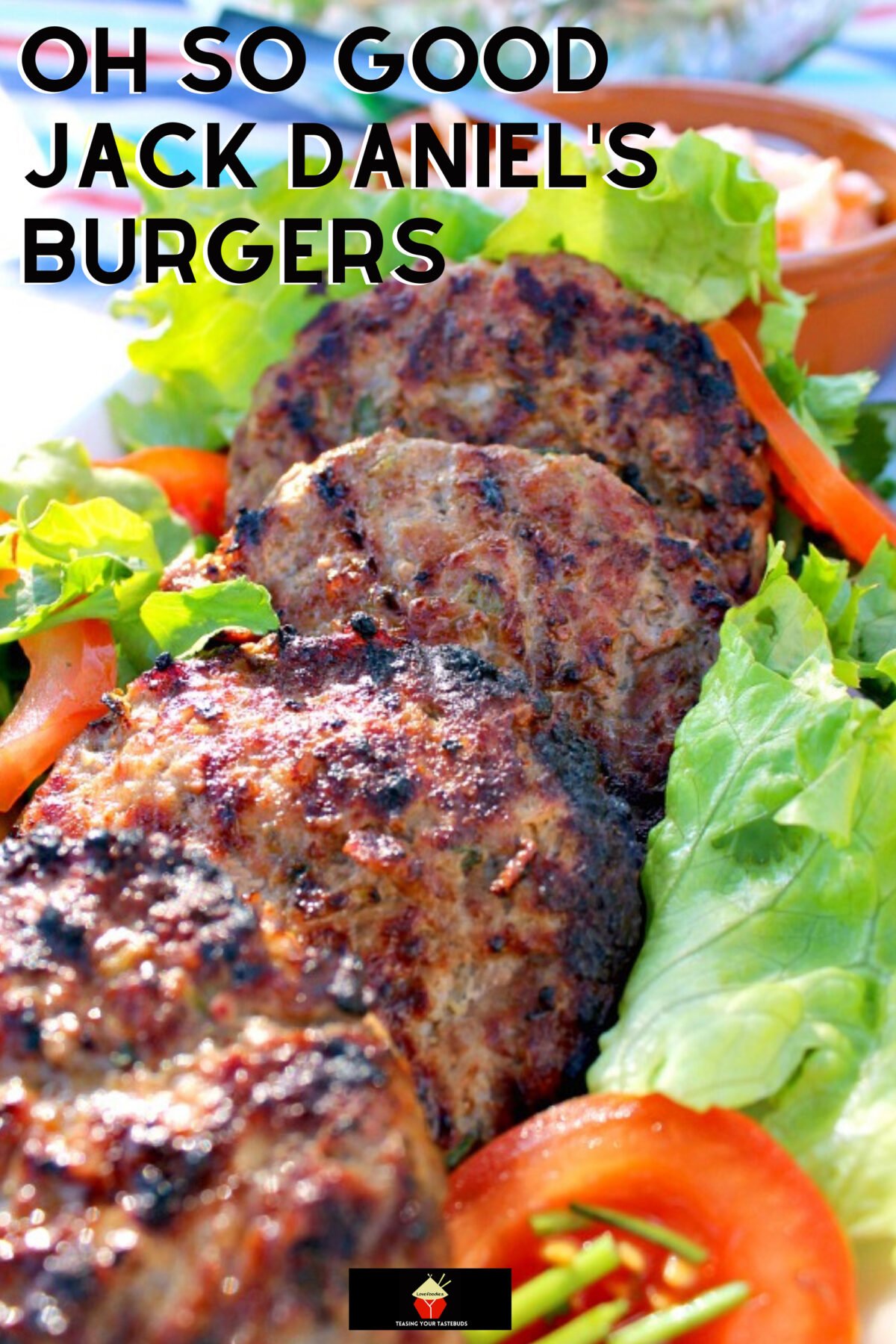 Oh So Good Jack Daniel's Burgers taste amazing! Easy to make and full of flavor to give you a delicious juicy burger. Perfect for BBQ's and parties. Freezer friendly too