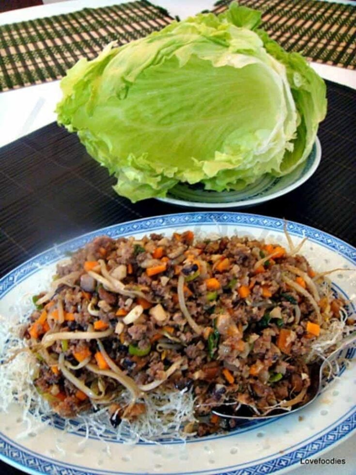 Yuk Sung, Chinese Lettuce Wraps