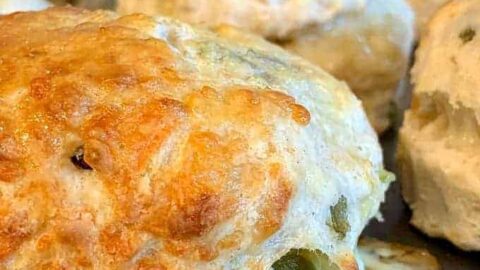 Cheesy Sausage and Jalepeno Scones