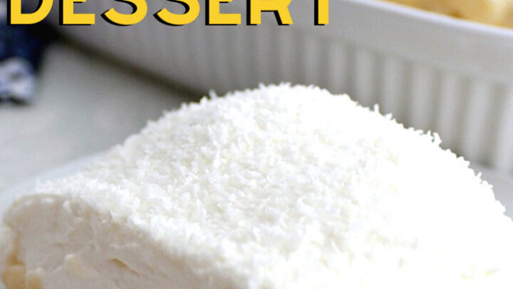 Dreamy Coconut and Pineapple Dessert. Layers of creamy smooth homemade coconut pudding, pineapple on a bed of pineapple-infused lady's fingers & covered with a dreamy whipped cream topping.