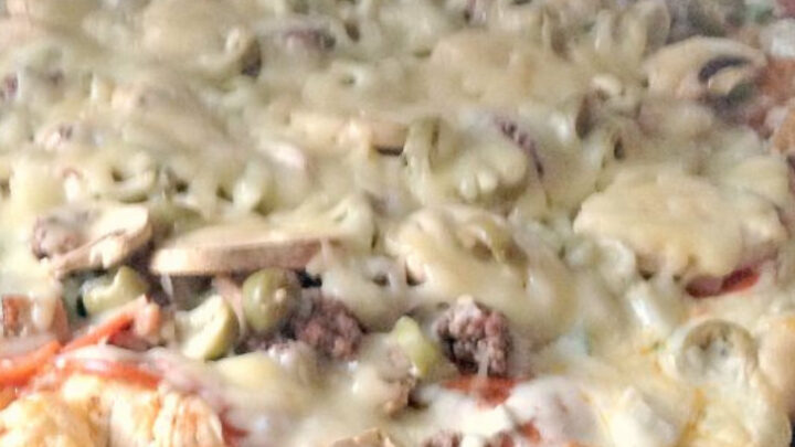 Home Made Monster Pizza RecipeH