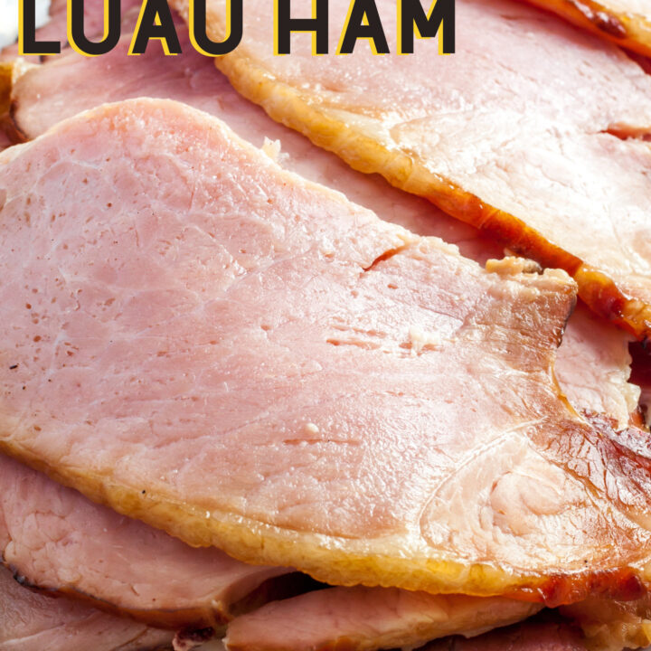 Crock Pot Luau Ham Crock Pot Luau Ham, a delicious tender juicy slow cooked ham with great flavor! This is great to have as a main meal or indeed use as cold cuts, for appetizers, parties, sandwiches.