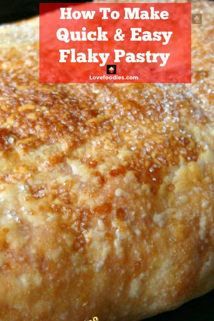 How To Make Quick and Easy Flaky Pastry. Simple to follow instructions, great for pies, strudels, turnovers, and freezer friendly too! How To Make Quick and Easy Flaky Pastry. Simple to follow instructions, great for pies, strudels, turnovers, and freezer friendly too!
