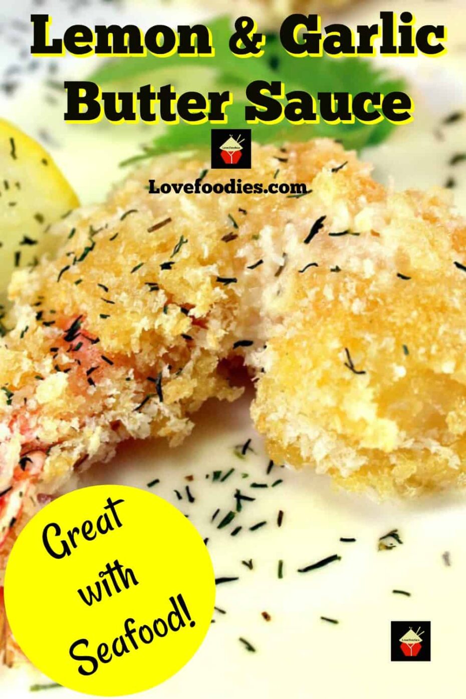 Lemon and Garlic Butter Sauce. This is delicious served with seafood, fish, chicken or pork. Very easy and quick to make too! Lemon and Garlic Butter Sauce. This is delicious served with seafood, fish, chicken or pork. Very easy and quick to make too!