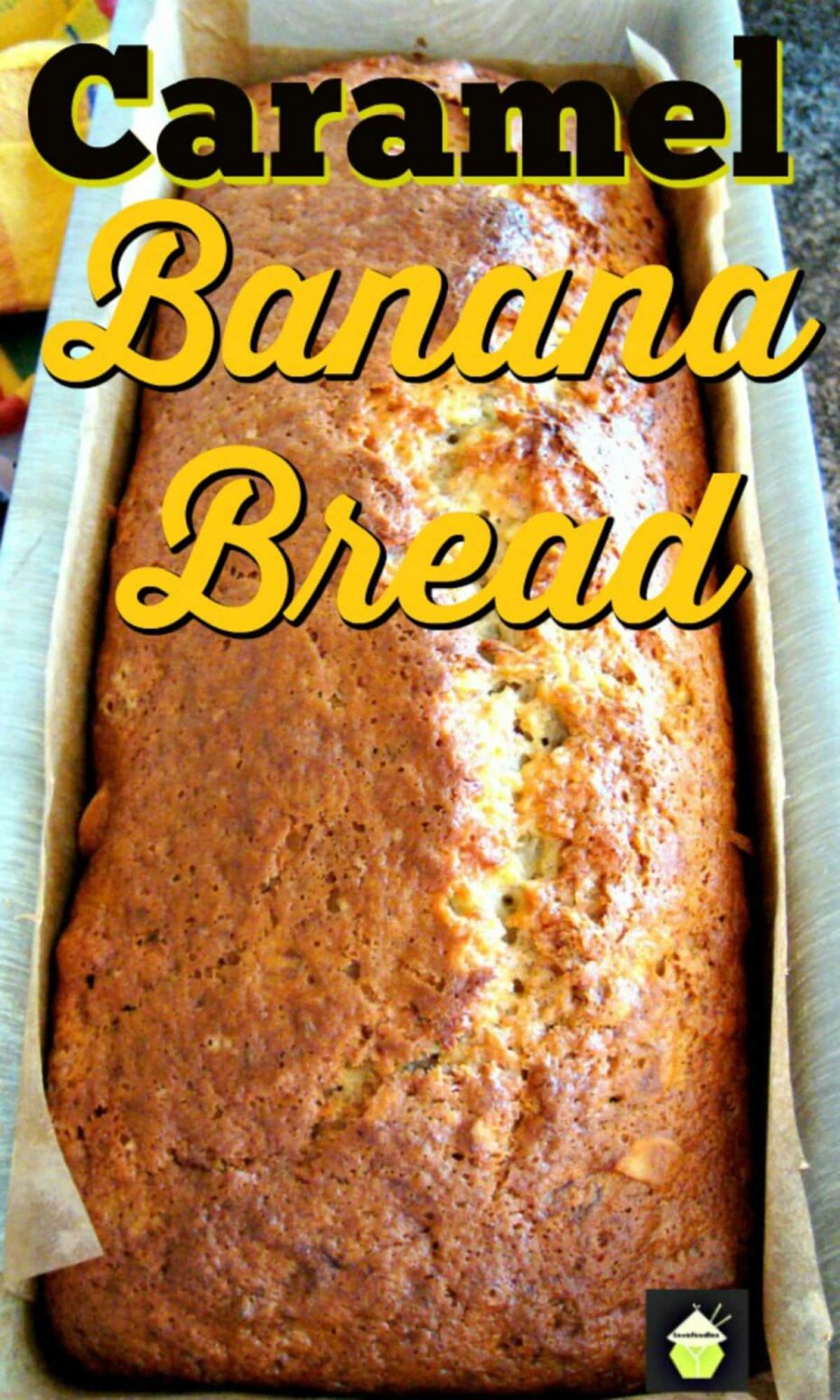 Caramel Banana Loaf Cake Caramel Banana Bread. Add nuts like I did or leave them out. Either way it's delicious!