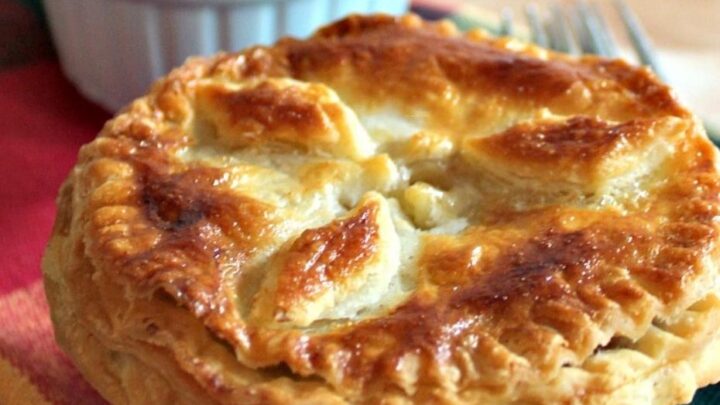 Mini Chicken Stroganoff Pot PiesH