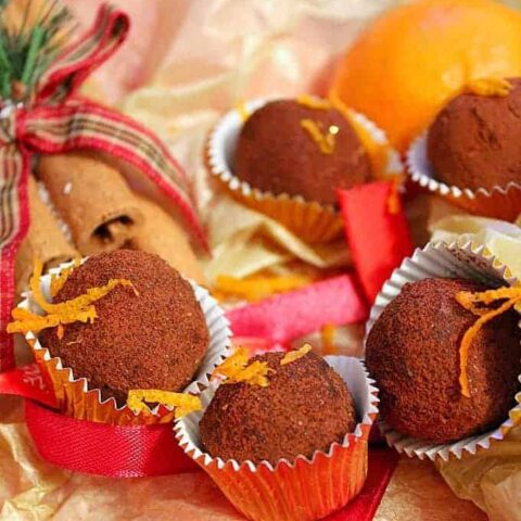 Orange Chocolate Truffles Orange Chocolate Truffles, luxuriously creamy and decadent, these are easy to make and perfect for gifts and parties!