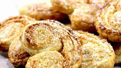 French Almond Palmier Cookies