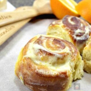 Orange and Cinnamon Swirly Bread, made from scratch, easy recipe. Soft, sticky, creamy, rolls, perfect for the holiday season, Thanksgiving and Christmas.