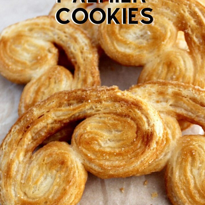 Easy French Palmier Cookies French Palmier Cookies or Elephant Ears are a delicious little cookie filled with almonds and perfect for the holidays! Quick and easy to make too!