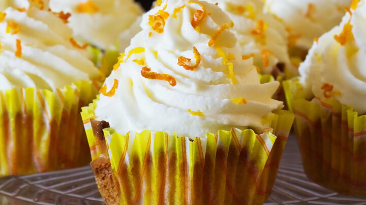 Mandarin Orange CupcakesH