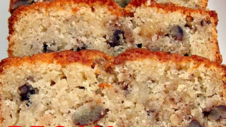 Moist Pecan Almond Loaf Cake. The flavor combo is just divine!