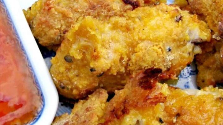 Crispy Baked Chicken Wings, coated with delicious spices for great flavor. Easy baked recipe, better than Southern Fried Chicken! You can use the recipe for wings, tenders, drumsticks