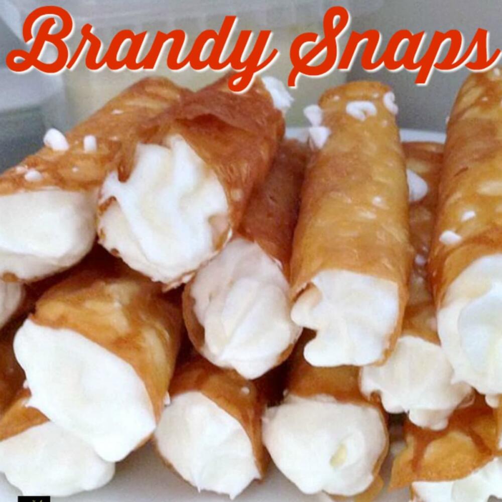 Cream Filled Brandy Snaps Lovefoodies