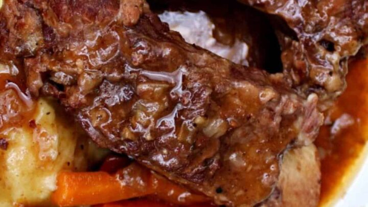 Best Ever Slow Cooker Beef Ribs. Fall off the bone, tender ribs of beef slow-cooked in a delicious sauce and simply melts in your mouth. The flavor is amazing! Option to use a pressure cooker or multi-cooker too.