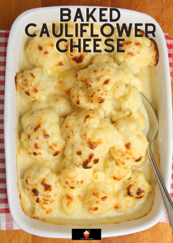 Bacon and Cauliflower Cheese. Ideal if you need to make ahead. Simply put it in the oven when you're ready! This is great as a main meal or served as a side, with a nice roast dinner, or ham.